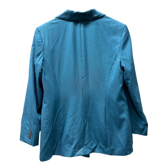 Pendleton Wool Set Womens Blazer 12 Dress 10 Blue Lined Classic Vintage - Picture 4 of 14